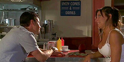 Lonely MILF Lezley Zen has sex at a local bar
