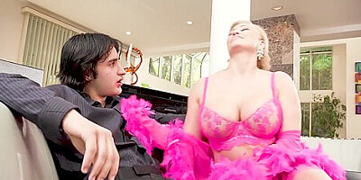 A Guy Licks And Fucks Big Tits Milf Boss