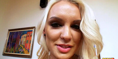 Kenzie Taylor is getting crammed up with a hefty, dark-hued man rod and getting a adorable internal cumshot