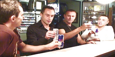 Three perfect French sluts fucked in hot group sex action