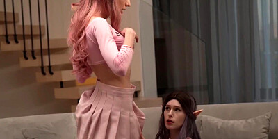 Elves get fucked hard in a threesome