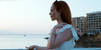 Ginger Ella Hughes fulfills her interracial fantasy