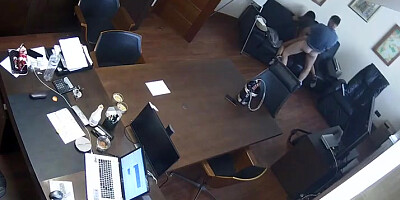 Russian Manager Penetrates Assistant At Office Covert Webcam