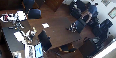 Russian Manager Penetrates Assistant At Office Covert Webcam