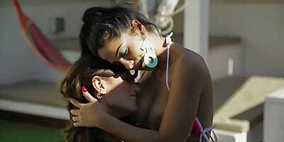 Julia Roca - Gorgeous Girls And Strip Off By The Pool For Some Lesbian Licking