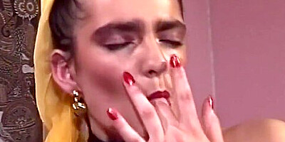 Brunette MILF Sexy Stockings Ass Fingered Pussy Fucked