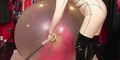 Crazy pornstar in horny latex, fetish porn scene