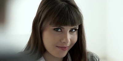 Huge-Boobed Russian dark-haired is having ass fucking hook-up with her ex, in the middle of the night