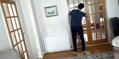 AuntJudysXXX - Curvy MILF Juliet Fucks the Winder Cleaner