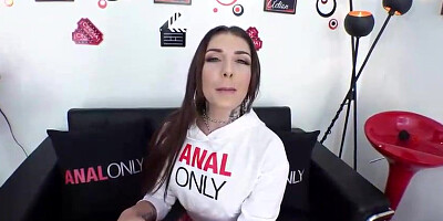 Tatted dark haired, Brenna McKenna enjoys ass-fuck hump a bunch and never says no to getting some