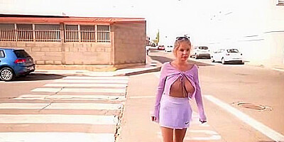 Mila Amour Nude At The Public Beach