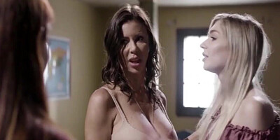 Woman has threesome with stepdaughter and teacher