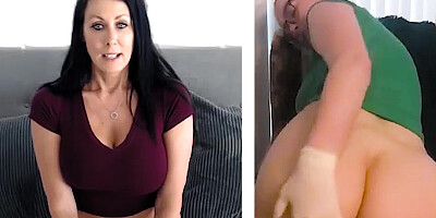 Reagan Foxx and Jay Taylor masturbate in front of the camera