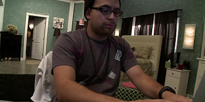 Poor Cuck Has to Watch Wife Ashli Orion Fuck and Moan Like a Slut