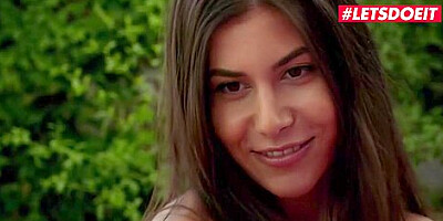 LETSDOEIT - Anya Krey Megane Lopez - Teasing Lesbians Fingering Hard On Outdoor Pool Sex