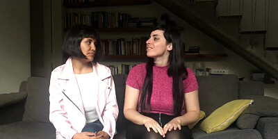 2 Buxom Amateur Babes and One Orgasmic Sex Toy!