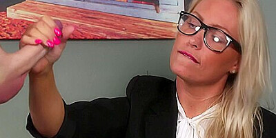Glasses Wife Gets Gigantic Facial - Cum Perfection
