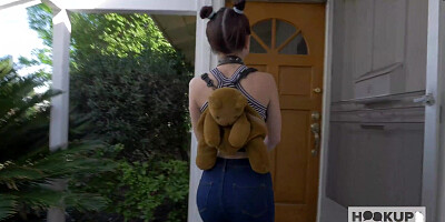 Lil Cutie Hailey Little Munches Her Big Pickle Aft. Fucking!