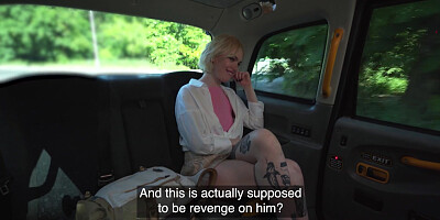 Blonde Greta Foss got in the Fake Taxi