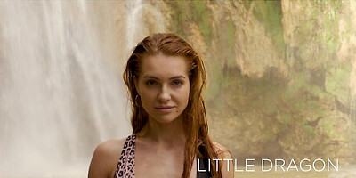 TUSHY Adrenaline junkie Little Dragon has DP adventure