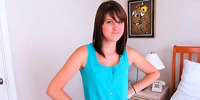 Casting of a natural teen 18+ turns into sex