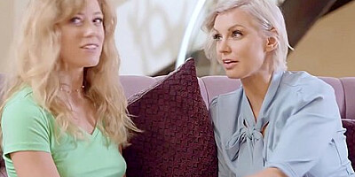 Stepmom Watches Stepdaughter Masturbate