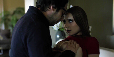 Horny bitch Laney Grey gets fucked hard and facialized