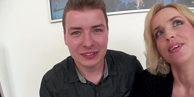 Cuck Sits Next to His PAWG Wife Georgina Grey as She Rides a Black Man