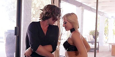 Clad In Black Latex Girl Obeys Her Masters With Des Ires