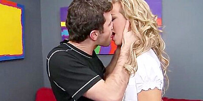 Admirable platinum MILF Amber Lynn Bach is making a best blowjob of my life