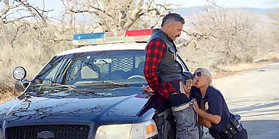 Bridgette B Cougar In Police Uniform Heart-stopping