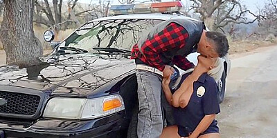 Bridgette B Cougar In Police Uniform Heart-stopping