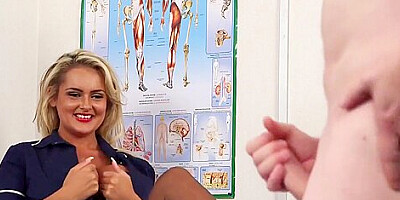Cfnm Nurse Mocks Loser