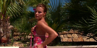 Vintage solo movie showing a sensational aspiring model