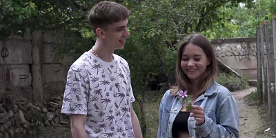 After date boy fucks chick with perky boobs