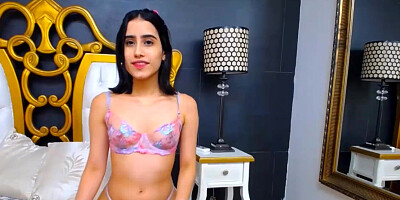 Horny Teen Babe Masturbates Her Tight Cunt