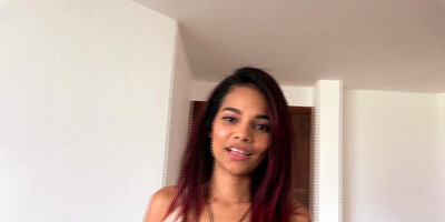Mila Garcia Can Wait To Be Stuffed By Her Neighbour's Big Dick After Begging For His Cum