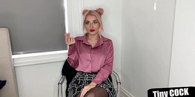 British mistress rating pathetic micro dicks