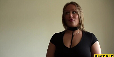 Sub milf gets throat and pussy fucked