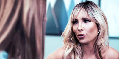 My stepmoms lesbian boss want to fuck me