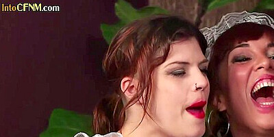 Cfnm British Maids Jerk Dick In Hotel Room 3some Orgy