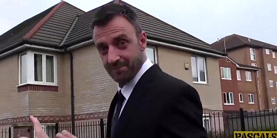 Scarla Swallows Cucks Husband With Master