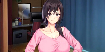 Large boobed Anime Porn dark haired is yelling while getting smashed from the back, in the douche