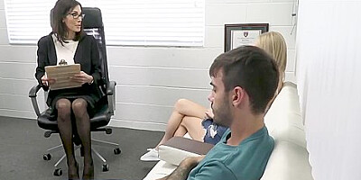 Busty Milf Counselor Assists Hot Couple On Therapy