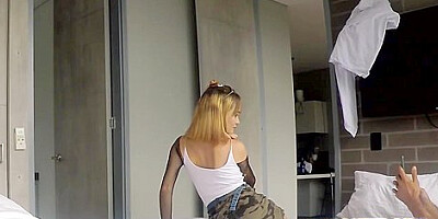 Petite Latina Teen 18+ Spread For Sugardaddy With Coral Joice And Steven Hard