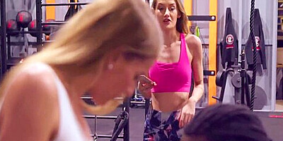 Silvia Dellai And Eveline Dellai In Blonde Hottie Wants Her Yoga Instructors Huge Bbc 13 Min