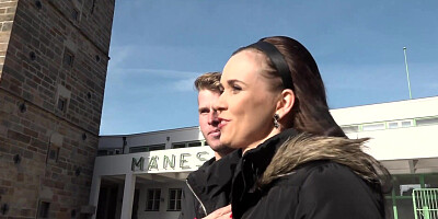 Cuck Looks Closely as Joanna Black Melts a BBC in Her Mouth After Anal