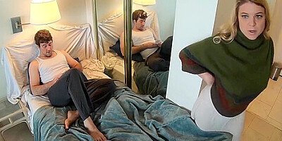 Nagging Step mother-in-law wants stepson to clean but gets stuck and fucked instead - Erin Electra