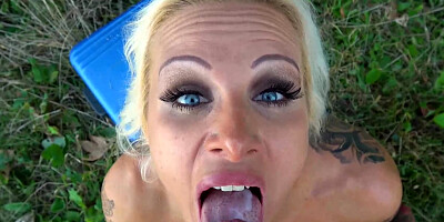 Big breasted chick Sophie Anderson doggystyle sex