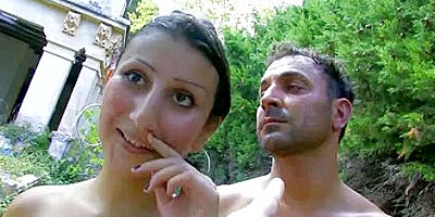 Sexy arab slut fucking in public with a hot big cock